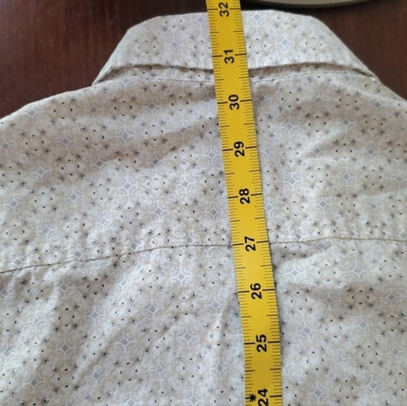 Tasso Elba Men's Short Sleeve Geometric Button Up Shirt, Large - Picture 9 of 12